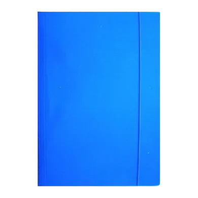 Ziemia Obiecana, teczka z gumką, A4, błyszcząca, granatowa, 1 szt.