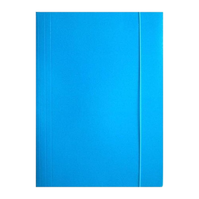 Ziemia Obiecana, teczka z gumką, A4, błyszcząca, niebieska, 1 szt.