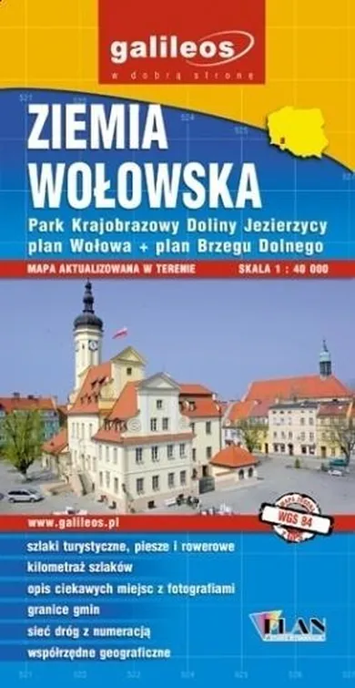 Ziemia Wołowska. Mapa turystczna 1:40 000