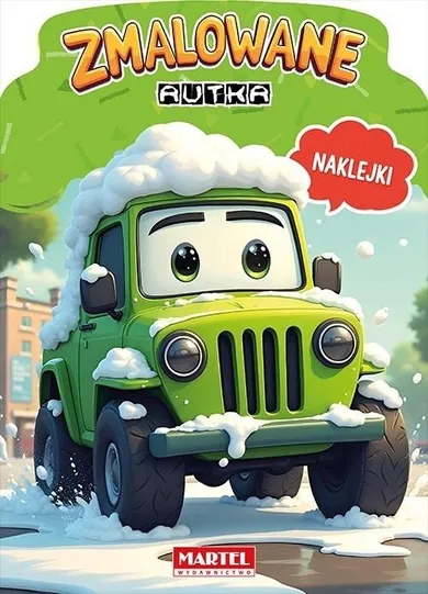 Zmalowane autka z naklejkami