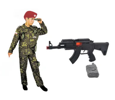 Żołnierz, strój dla dzieci, 146/152
