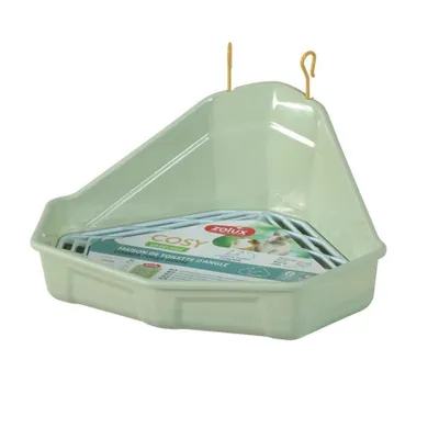 Zolux, Cosy, toaleta narożna dla królika i kawii, zielona