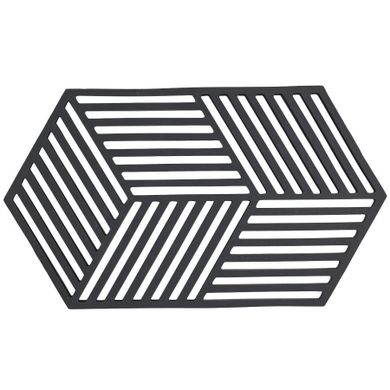 Zone Denmark, Hexagon, podkładka pod naczynia, black, 24 cm