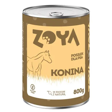 Zoya, konina, karma mokra dla psów, 800g