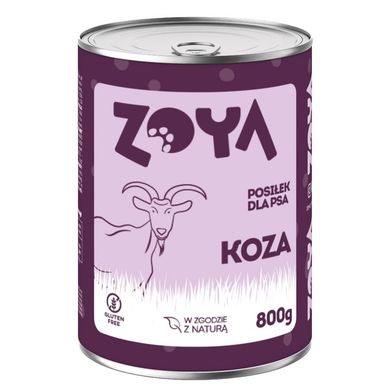 Zoya, Koza, puszka, Karma mokra dla psów, 800g