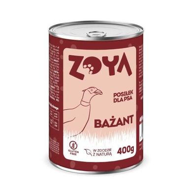 Zoya, mokra karma dla psów, bażant, 400g