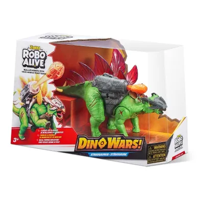 Zuru, Robo Alive, figurka interaktywna, Dino Wars, Stegozaur