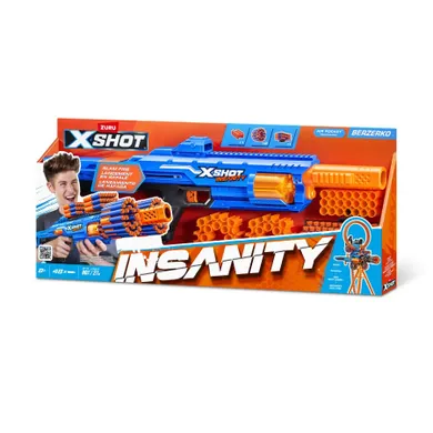 Zuru, X-Shot, Insanity Berzerko, wyrzutnia, 48 strzałek