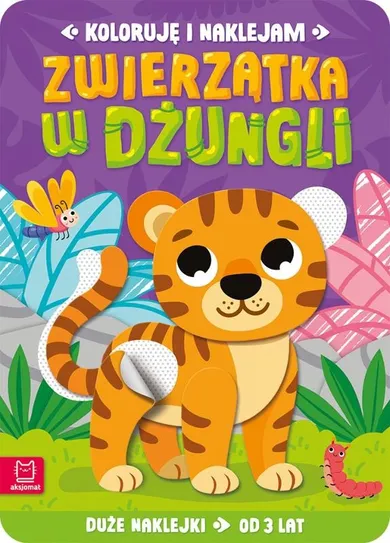 Zwierzątka w dżungli. Koloruję i naklejam