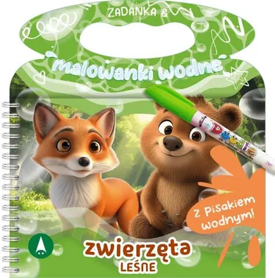 Zwierzęta leśne. Zadanka & malowanki wodne