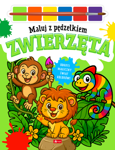 Zwierzęta. Maluj pędzelkiem