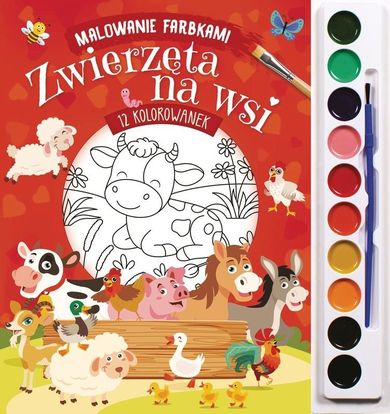 Zwierzęta na wsi. Malowanie farbkami