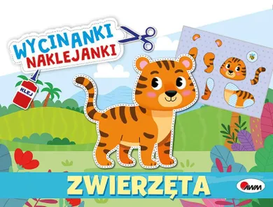 Zwierzęta. Wycinanki naklejanki