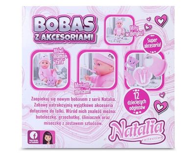 Artyk, Natalia, lalka bobas z akcesoriami, 30 cm