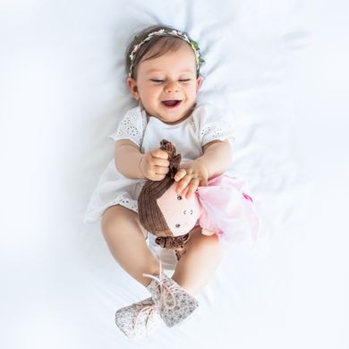 BabyOno, lalka Lena, maskotka, różowa