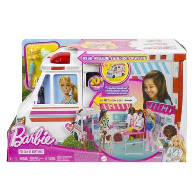 Barbie, Karetka - Mobilna klinika + lalka Fashionistas gratis