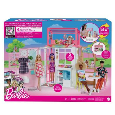 Barbie, Kompaktowy domek, zestaw bez lalek