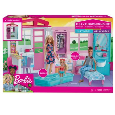 Barbie, Przytulny domek dla lalek, zestaw bez lalek