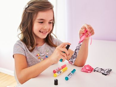 Barbie, Stylowe szablony, zestaw kreatywny do ozdabiania ubranek dla lalki