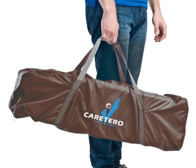 Caretero, Deluxe, łóżeczko turystyczne, graphite