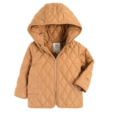 Cool Club, Kurtka chłopięca z kapturem, 3w1, khaki, brązowa