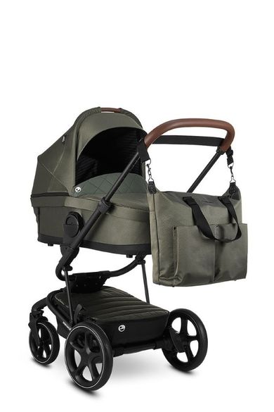 Easywalker, torba do wózka z przewijakiem i organizerem, Emerald Green