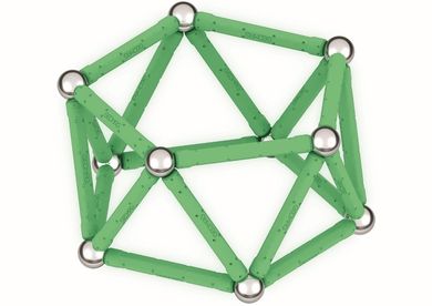 Geomag, Glow Recycled, konstrukcyjne klocki magnetyczne, 42 elementów