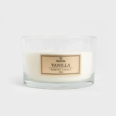 Homla, Moon, świeca zapachowa, Vanilla, 430 g