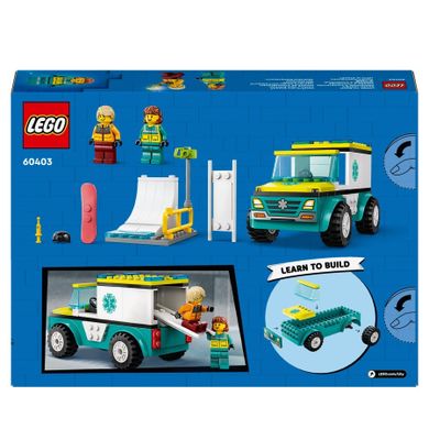 LEGO City, Karetka i snowboardzista, 60403