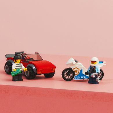 LEGO City, Motocykl policyjny - pościg za samochodem, 60392