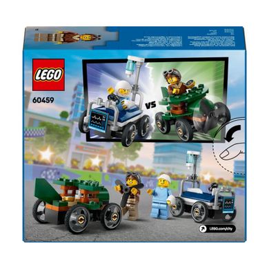 LEGO City, Zestaw wyścigówek: samolot kontra łóżko szpitalne, 60459
