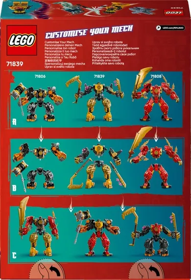 LEGO NINJAGO, Mech bojowy Spinjitzu Arina, 71839
