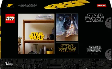 LEGO Star Wars, Logo Star Wars zbudowane z klocków, 75407