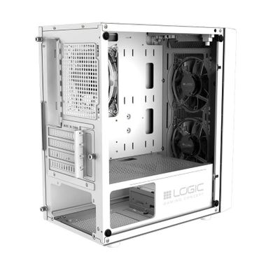 Logic Concept, Atos ARGB Mini, obudowa komputerowa, USB 3.0, biała