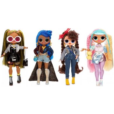 L.O.L. Surprise, O.M.G. 4 Pack, Candylicious, Miss Independent, Alt Grrrl i Busy BB, zestaw laleczek