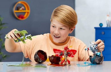 Mega Construx, Breakout Beasts, jajo niespodzianka z figurką i slimem, 1 szt.