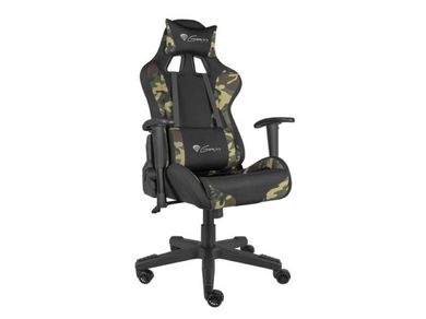 Natec, fotel gamingowy, Genesis Nitro 560 Camo NFG-1532, czarno-zielony