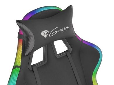 Natec, fotel gamingowy Genesis Trit 500, RGB NFG-1576, czarny
