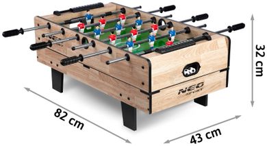 Neo-Sport, stół do gier 4w1: piłkarzyki + cymbergaj + bilard + ping-pong