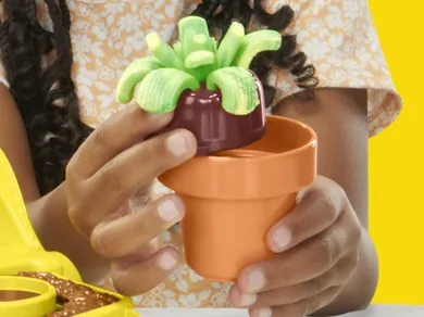 Play-Doh, Kwitnące kwiat, zestaw kreatywny, 5 tub