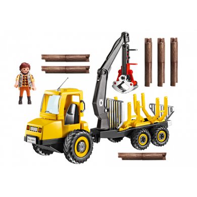 Playmobil, Country, Dźwig do transportu drewna, 6813