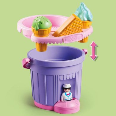 Playmobil, Sand, Wiaderko do piasku Lodziarnia, 9406