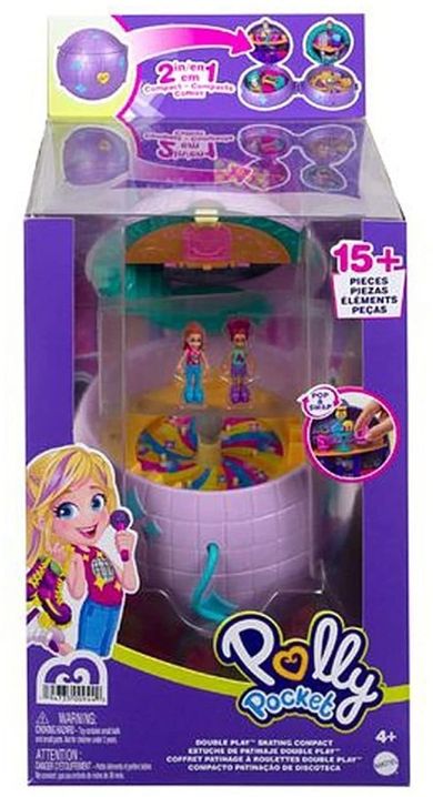 Polly Pocket, Wrotkarska impreza, zestaw do zabawy z laleczkami i akcesoriami