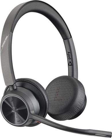 Poly, Voyager 4320 MS Teams Certified, zestaw słuchawkowy Bluetooth, USB-A Headset