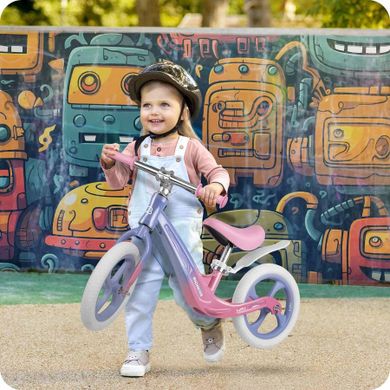 Ricokids, Funnu, rowerek biegowy dla dzieci, różowo-fioletowy