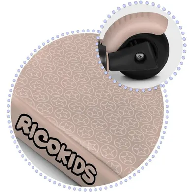 Ricokids, Todi, hulajnoga 3-kołowa, beżowa