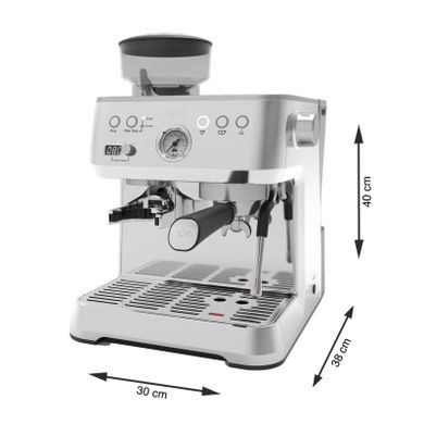 Solis, ekspres kolbowy, Grind & Infuse Perfetta, stalowy