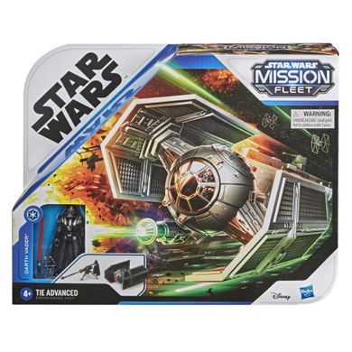 Star Wars, Mission Fleet, Tie Advanced i Darth Vader, zestaw z figurką