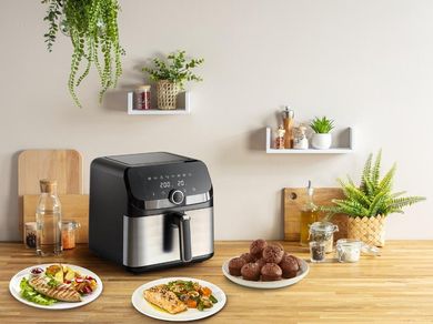 Tefal, frytkownica beztłuszczowa, airfryer, 7,5l, EY855D10