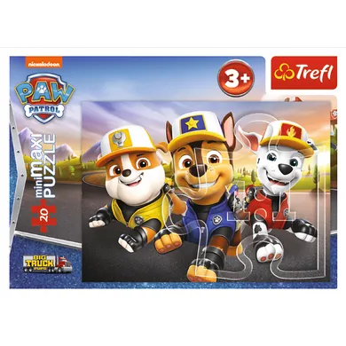Trefl, Psi Patrol, Wesołe pieski, puzzle miniMAXI, 20 elementów